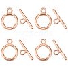 925 Sterling Silver Toggle Clasps STER-BC0004-38RG-1