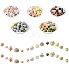 48Pcs 14 Styles Food Grade Eco-Friendly Silicone Focal Beads DIY-YW0008-83A-2