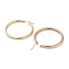 Ring 304 Stainless Steel Hoop Earrings for Women Men EJEW-B049-01E-G-2