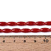 Opaque Glass Beads Strands GLAA-T028-15P-02-4