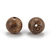 Natural Wenge Wood Beads WOOD-S053-13-2