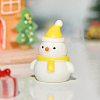 Christmas Themed Resin Snowman Figurine XMAS-PW0001-091B-1