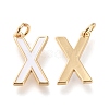 Brass Enamel Pendants KK-R139-04X-2