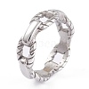 Tarnish Resistant Unisex 304 Stainless Steel Finger Rings RJEW-K233-03-P-2