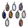 Natural & Synthetic Mixed Gemstone Pendants G-I370-07AS-1