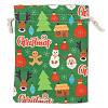 Christmas Theme Cloth Printed Storage Bags ABAG-F010-02B-02-1