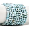 Natural Larimar Beads Strands G-F803-C01-01A-2