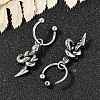 316 Surgical Stainless Steel Hoop Earrings EJEW-G416-50AS-3