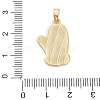 Brass Enamel Pendants KK-B158-01G-3