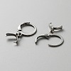 304 Stainless Steel Leverback Earring Finding STAS-WH0022-87P-2