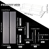 2-Tier Transparent Acrylic Minifigures Display Risers ODIS-WH0002-61A-2