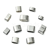 40Pcs 10 Styles 201/304 Stainless Steel Slide Charm STAS-CJ0003-16-8