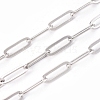 304 Stainless Steel Paperclip Chains X-CHS-CJC0001-03P-1