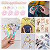  Flower Silicone Knitting Needle Point Protectors DIY-NB0009-49-6