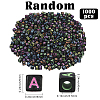 1000Pcs Opaque Acrylic Beads MACR-SC0002-43B-2