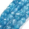 Natural Quartz Imitation Apatite Beads Strands G-C179-B08-01-1