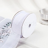 Polyester Imitation Burlap Ribbon OCOR-WH0032-21B-5