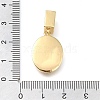 Brass Micro Pave Cubic Zirconia Pendants KK-S049-01G-A-3