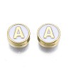 Alloy Enamel Beads ENAM-N052-006-01A-RS-2