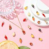 20Pcs 10 Styles Alloy Enamel Pendants FIND-CJ0003-68-6