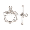 Brass Toggle Clasps KK-G548-42P-01-3