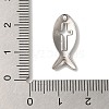 Non-Tarnish 304 Stainless Steel Pendants STAS-M017-02P-3