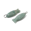 Natural Amazonite Carved Pendants G-G314-01P-06-2
