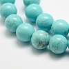 Natural Howlite Beads Strands X-G-E384-01-8mm-1