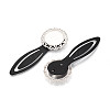 Alloy & Iron Bookmark Cabochon Settings PALLOY-N184-07S-2