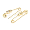 Brass Micro Pave Cubic Zirconia Pendants KK-C162-048G-3