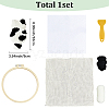 DIY Coaster Punch Needle Embroidery Starter Kits for Beginners DIY-WH20095-002B-2