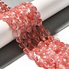 Cherry Quartz Glass Beads Strands G-R190-10mm-53A-1