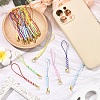 30Pcs 6 Colors Braided Nylon Cord Mobile Straps FIND-YW0011-77-5