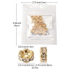 Brass Rhinestone Spacer Beads RB-YW0001-05D-01G-4