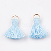 Polycotton(Polyester Cotton) Tassel Pendant Decorations X-FIND-S280-11-1