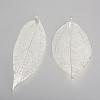 Electroplated Natural Leaf Big Pendants IFIN-Q119-02A-2