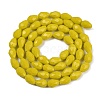 Opaque Solid Color Imitation Jade Beads Strands EGLA-N013-P8mm-D06-2