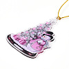 Acrylic Christmas Tree Pendant Decoration HJEW-Q010-01E-3