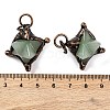 Natural Green Aventurine Merkaba Star Pendants G-C144-01R-05-3