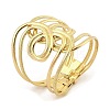 Iron Hollow Bangles for Women BJEW-L629-16G-2