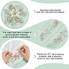 Polyester Embroidered Lace Ribbon OCOR-WH0090-034A-4