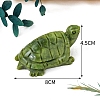 Natural Xiuyan Jade Turtle Sculpture Display Decorations PW-WG76A79-01-3