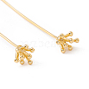 Brass Flower Head Pins LS-FIND-B009-03G-3