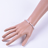 Natural Morganite Stretch Bracelets BJEW-JB04556-05-3