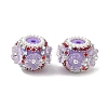 Flower Style Resin Rhinestone Beads CLAY-NH0003-05S-01-1