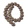 Painted Glass Beads Strands GLAA-Z021-14-2
