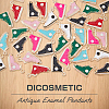 DICOSMETIC 70Pcs 7 Colors Zine Alloy Enamel Charms ENAM-DC0001-14-3