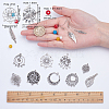 SUNNYCLUE DIY Woven Net/Web Chandelier Earrings Making Kits DIY-SC0012-009-3