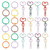 15Pcs Spray Painted Alloy Swivel Snap Hook Clasps FIND-TA0010-58-1