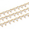 Handmade Glass Beaded Chains CHC-K008-B09-3